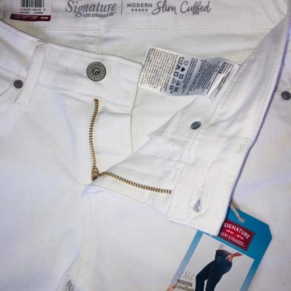 SOLD Signature Levi’s distressed slim cuffed jean - Picture 5 of 7